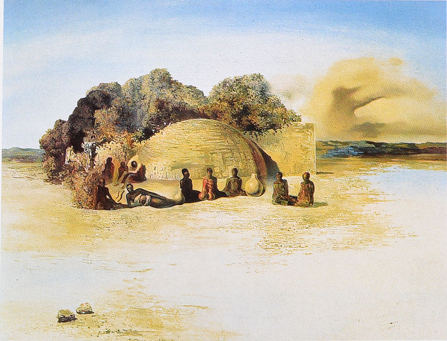 dali Rostro paranoico Dalí - Rostro paranoico (Un Picasso escondido)