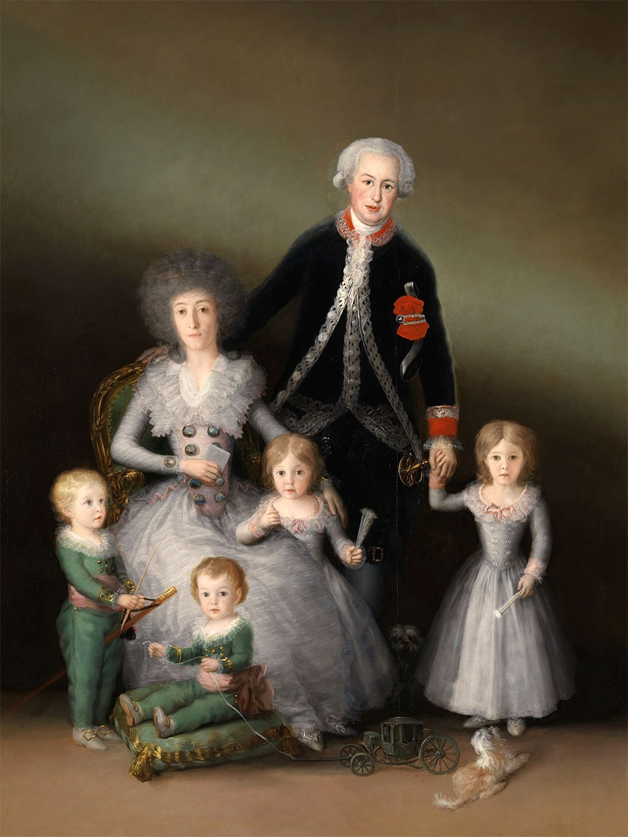 El duque de Osuna y sus hijos Francisco de Goya Francisco de Goya - El duque de Osuna y sus hijos