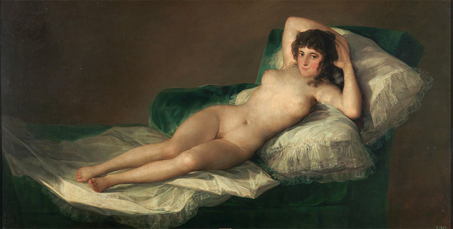 La Maja desnuda Francisco de Goya Francisco de Goya - La Maja desnuda