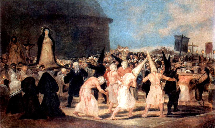 Procesión de disciplinantes Francisco de Goya Francisco de Goya - Procesión de disciplinantes