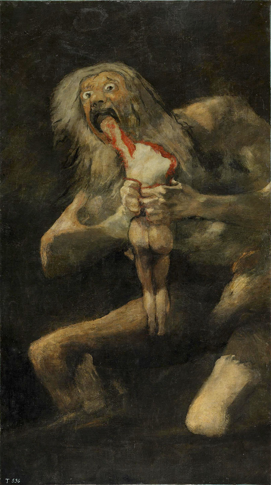 Saturno devorando a un hijo Francisco de Goya Francisco de Goya - Saturno devorando a un hijo
