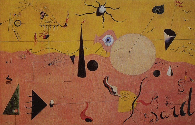 Miró - Paisaje catalán (El cazador) Miró - Paisaje catalán (El cazador)