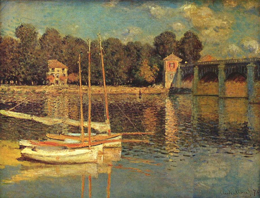 El puente de Argenteuil Claude Monet Claude Monet - El puente de Argenteuil