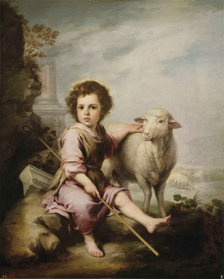 El Buen Pastor bartolome esteban murillo Bartolomé Esteban Murillo - El Buen Pastor