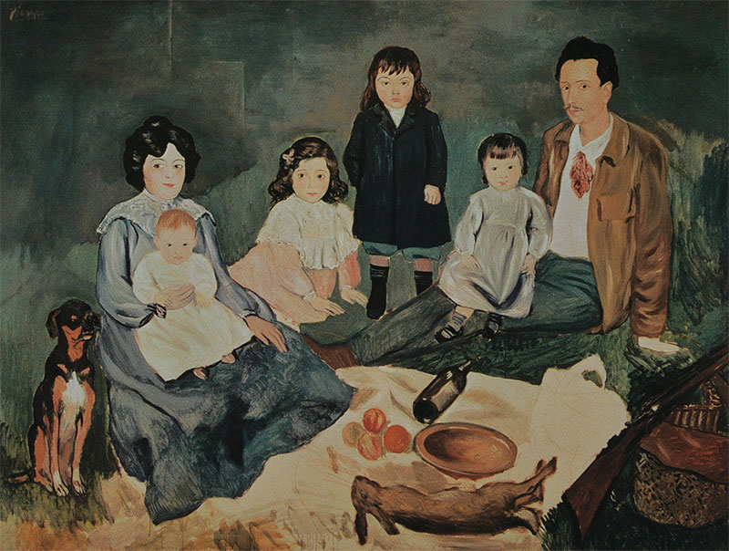 Pablo Picasso - La familia Soler Pablo Picasso - La familia Soler