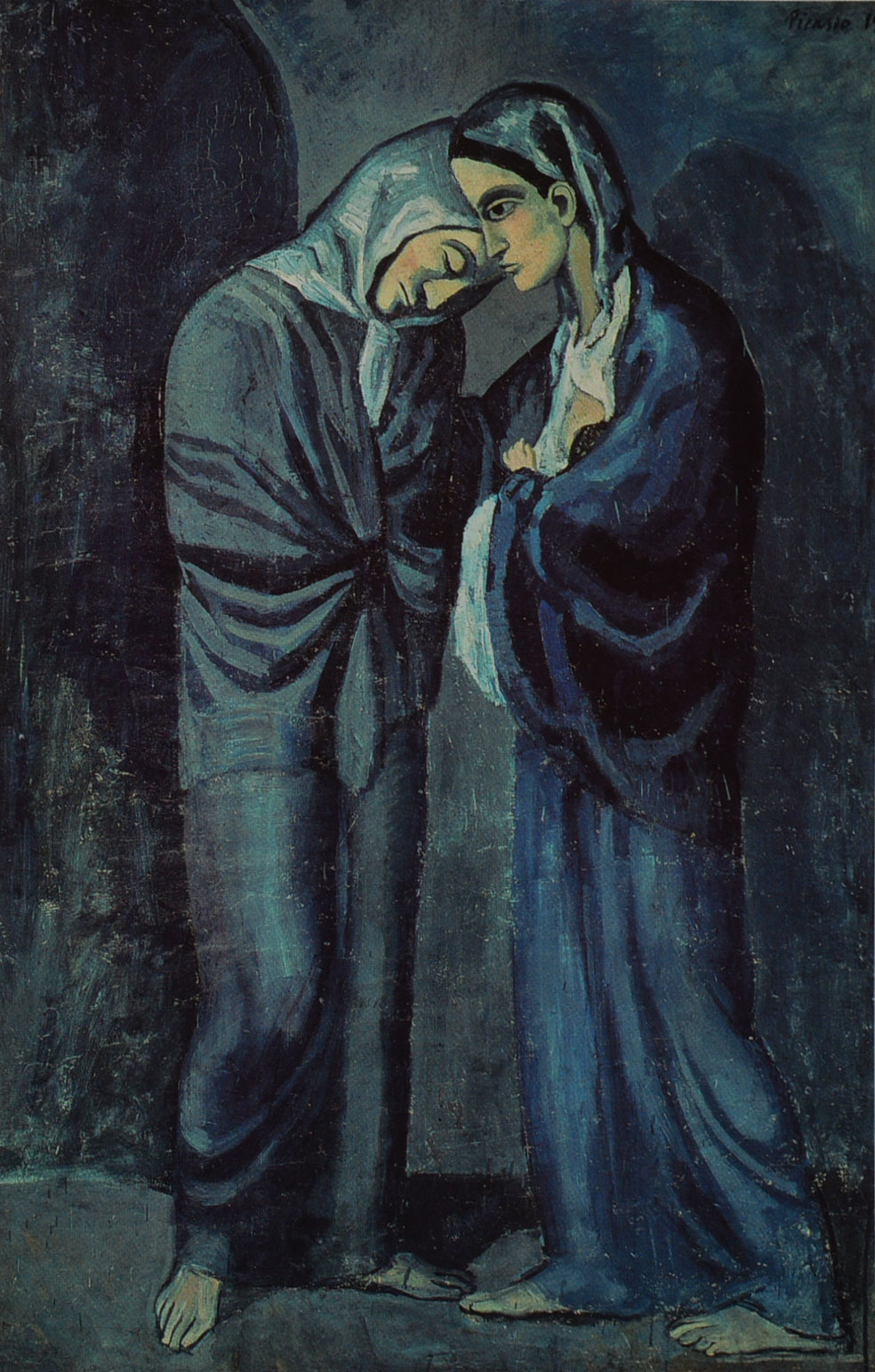 Pablo Picasso - Las dos hermanas (El encuentro) Pablo Picasso - Las dos hermanas (El encuentro)