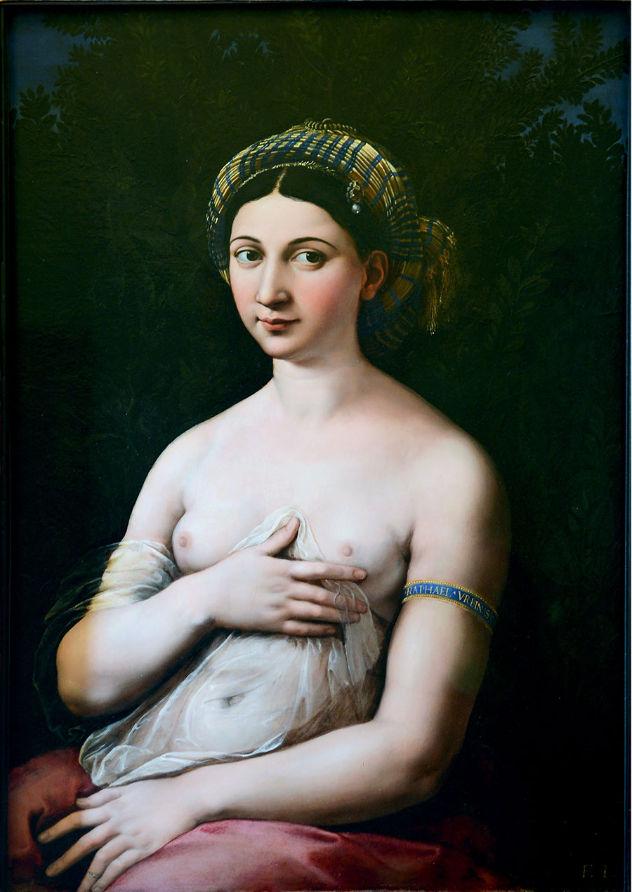 Retrato de mujer joven (La Fornarina) Rafael Sanzio Rafael Sanzio - Retrato de mujer joven (La Fornarina)