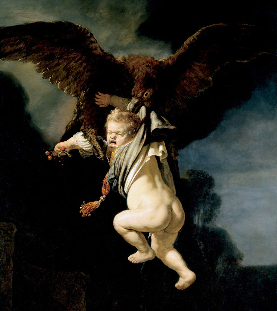 el rapto de ganimedes rembrandt harmenszoon van rijn Rembrandt - El rapto de Ganimedes