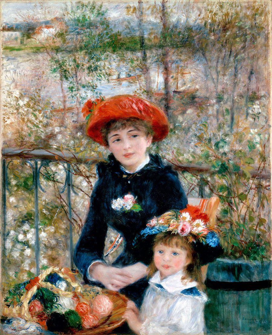 en la terraza pierre-auguste renoir Pierre-Auguste Renoir - En la terraza