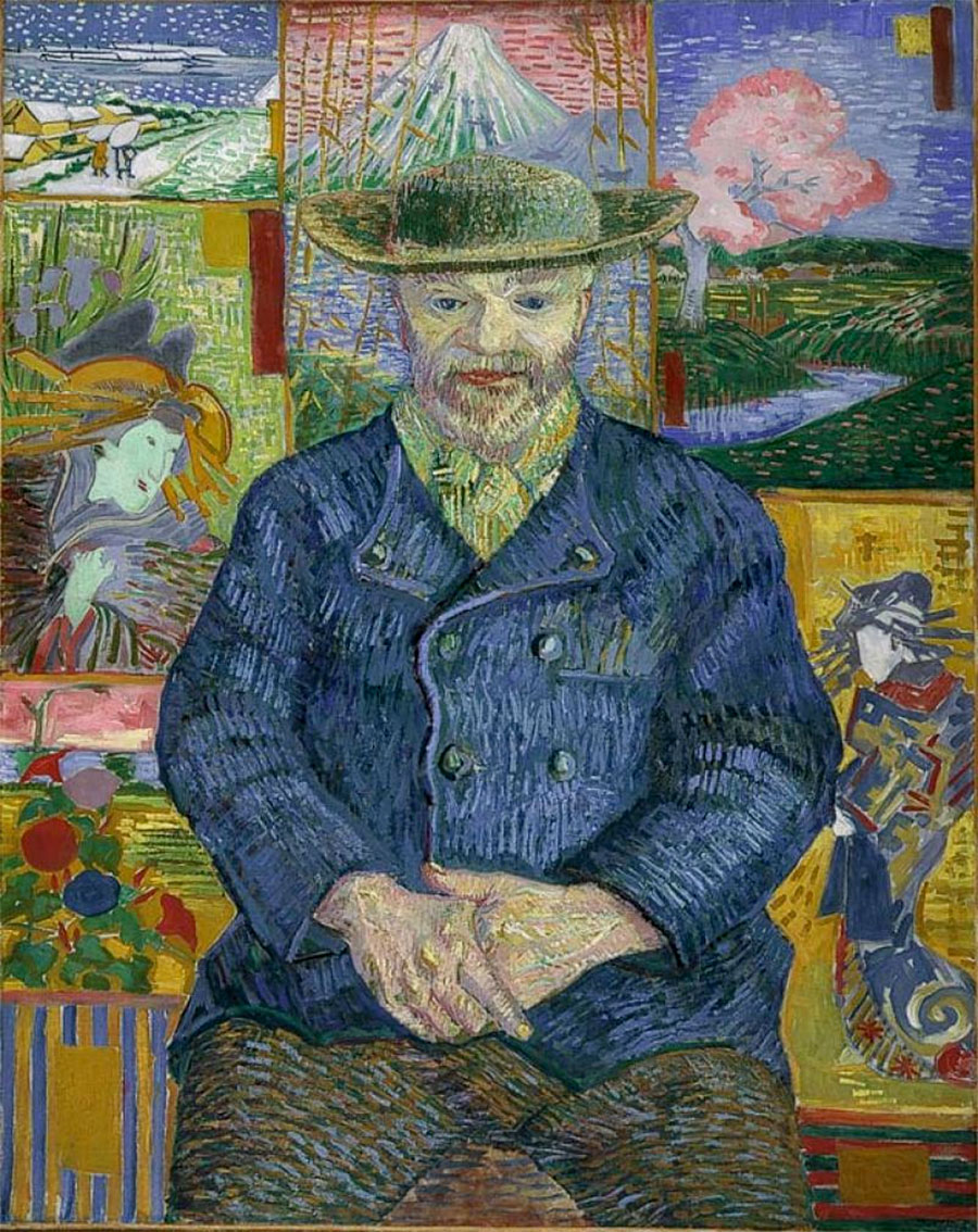 Retrato de pére Tanguy Vincente van Gogh Vincent van Gogh - Retrato de pére Tanguy