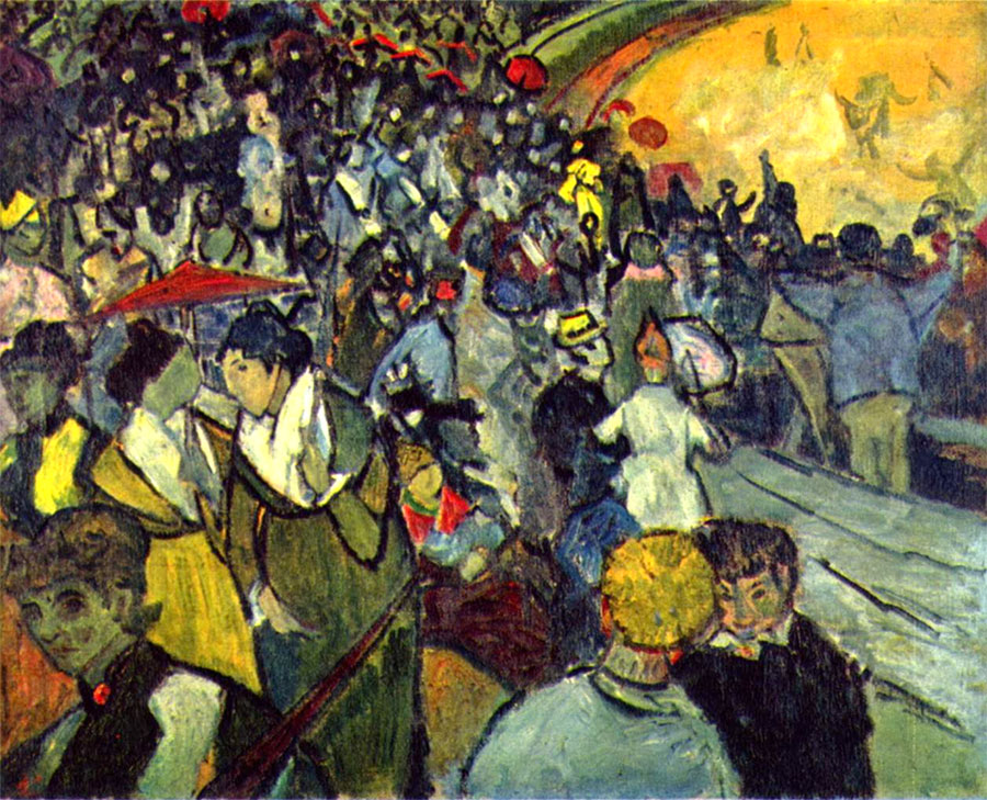 Espectadores en los toros Vincente van Gogh Vincent van Gogh - Espectadores en los toros