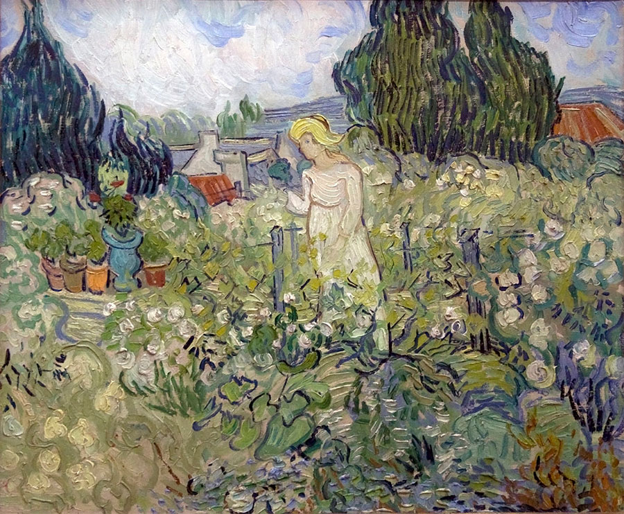 Marguerite Gachet en el jardín Vincente van Gogh Vincent van Gogh - Marguerite Gachet en el jardín