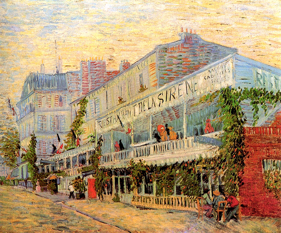 El Restaurant de la Siréne en Asniéres Vincente van Gogh Vincent van Gogh - El Restaurant de la Siréne en Asniéres